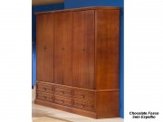 Guarda Roupa Armario Roupeiro Domus Hacienda 5012-5032 Espelhado 06 Portas 2.91 m